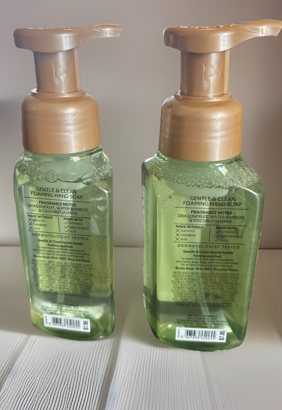 Bath & BodyWorks Waikiki Beach Coconut Foam Hand Soap 🏝️ 🥥 Set of 2
