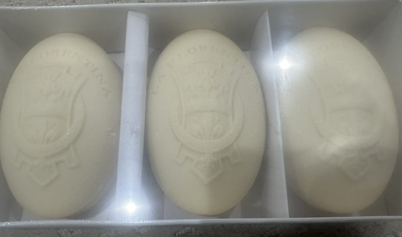La Florentina 3×5.3 oz Luxury bar soap set Limone Lavanda Lemon Made In Italy