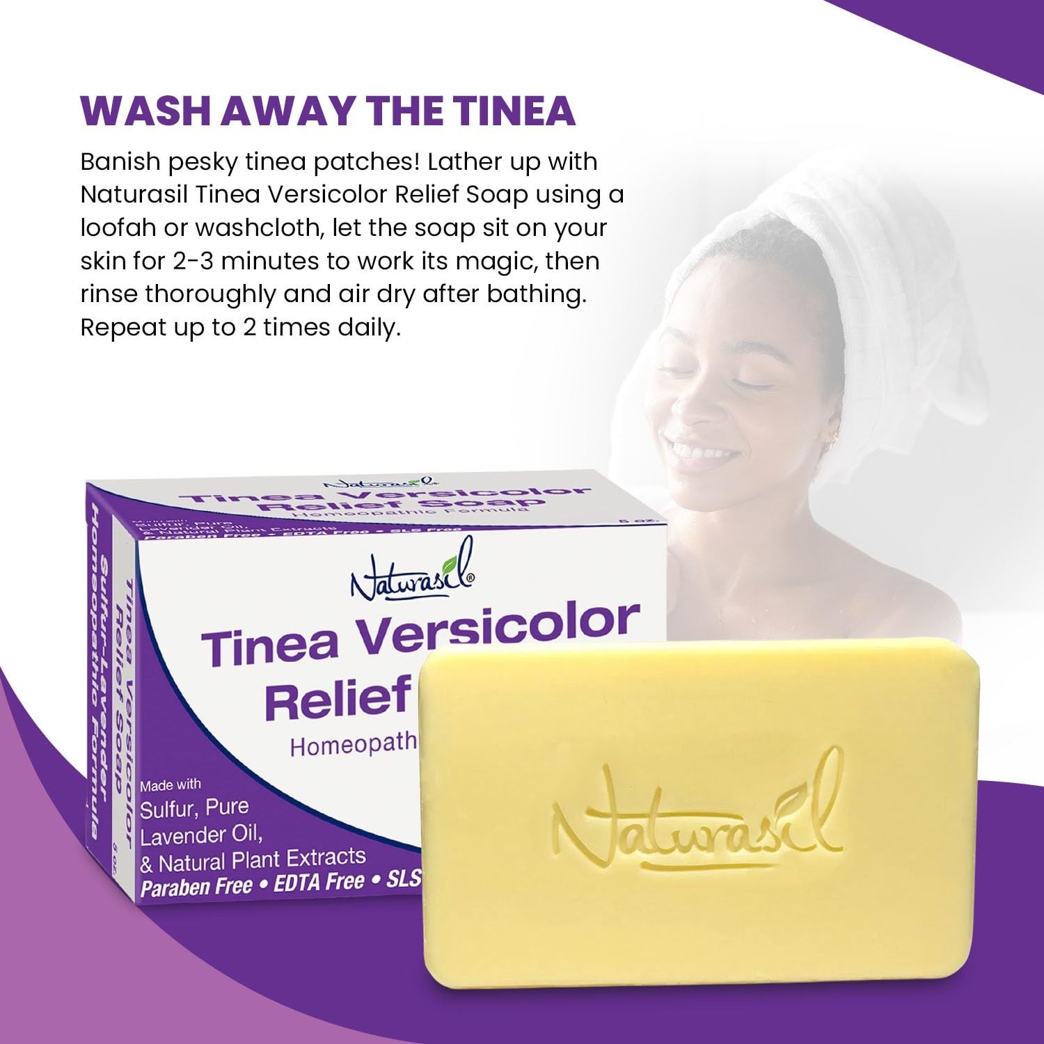 Lavender Scented Antifungal Sulfur Soap – Natural Relief for Skin Irritation