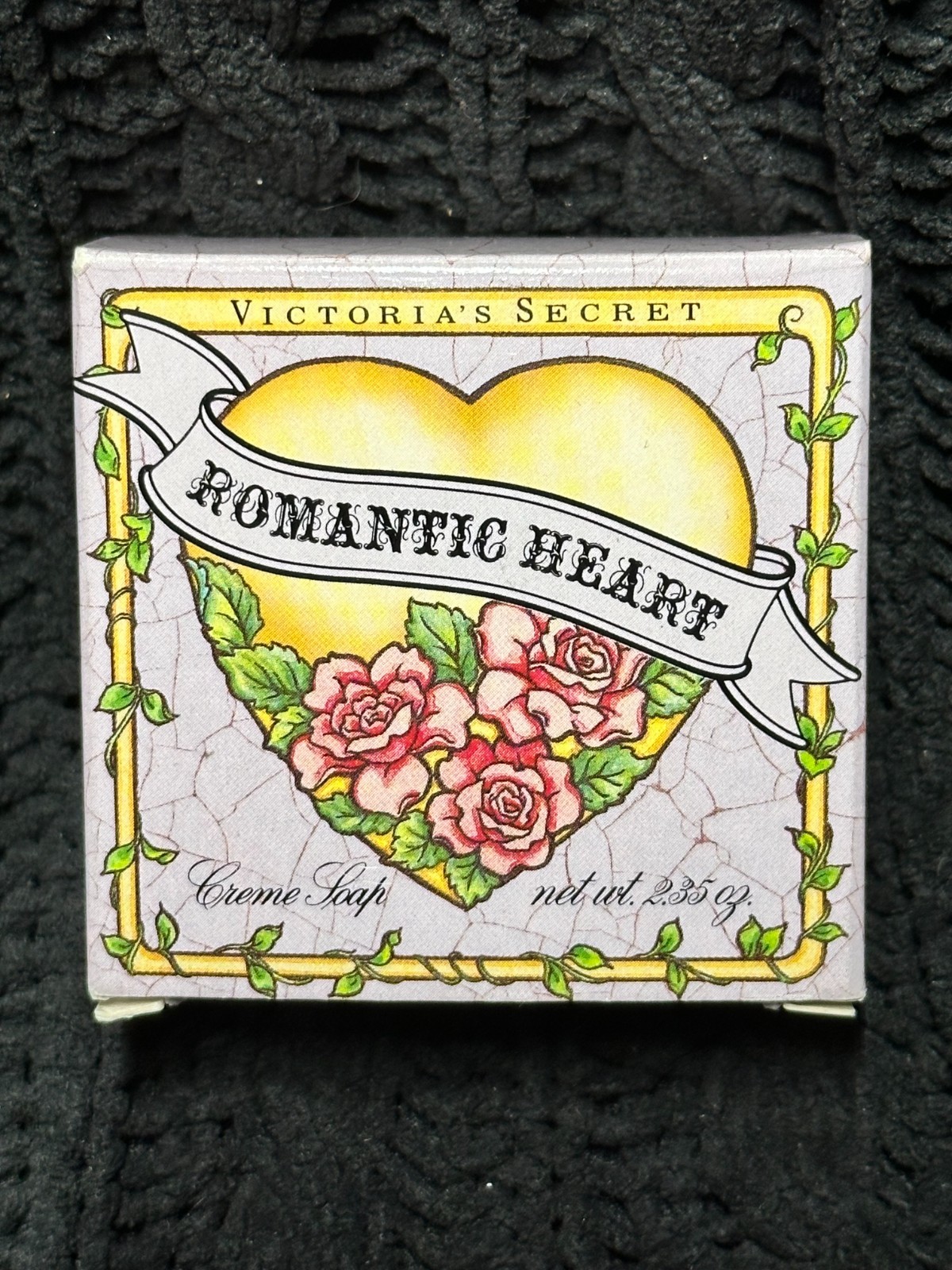 BRAND NEW – Vintage Victoria’s Secret “Romantic Heart” Creme Soap 2.35 oz