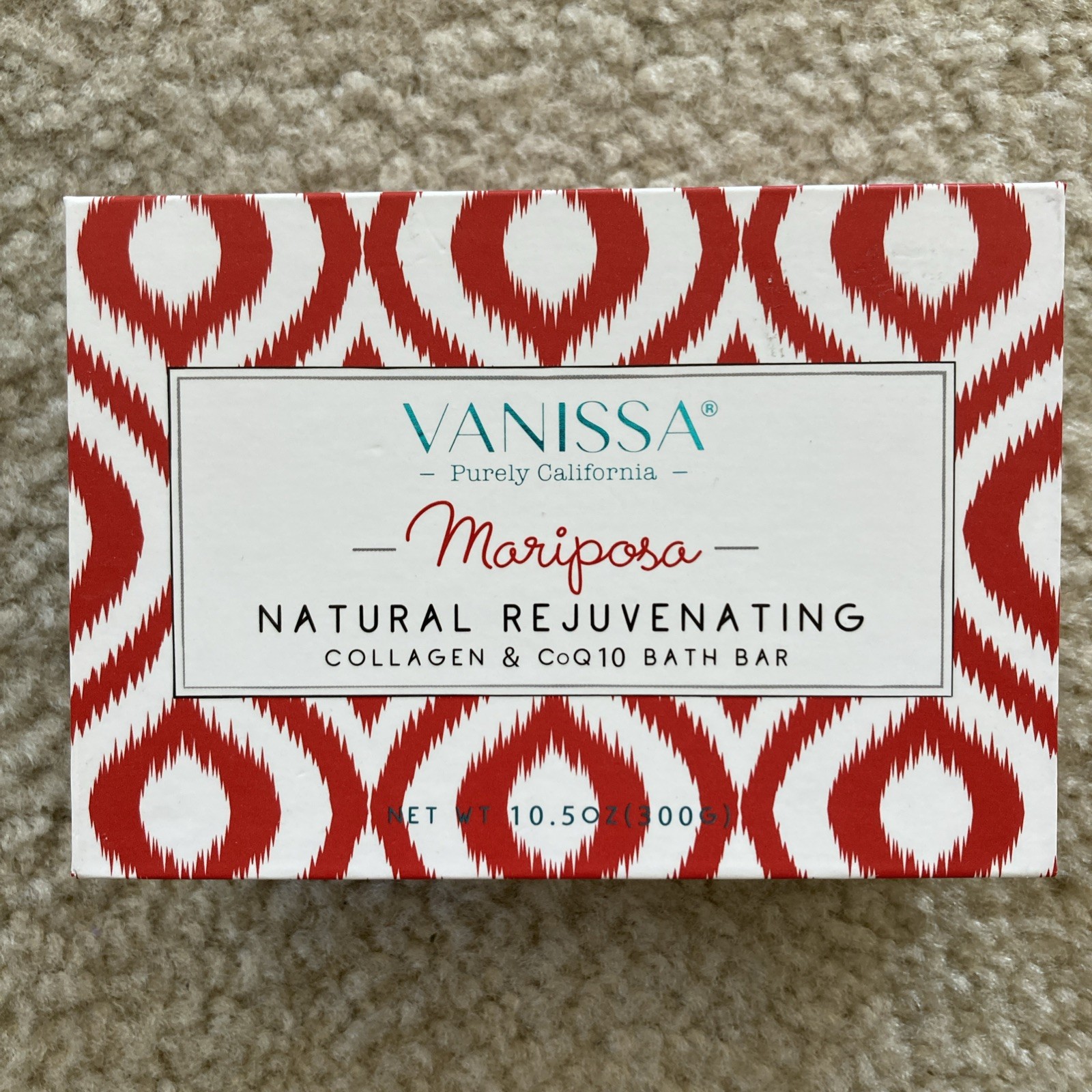 Vanissa Mariposa Natural Rejuvenating Collagen & CoQ10 Bath Bar, 10.5 oz