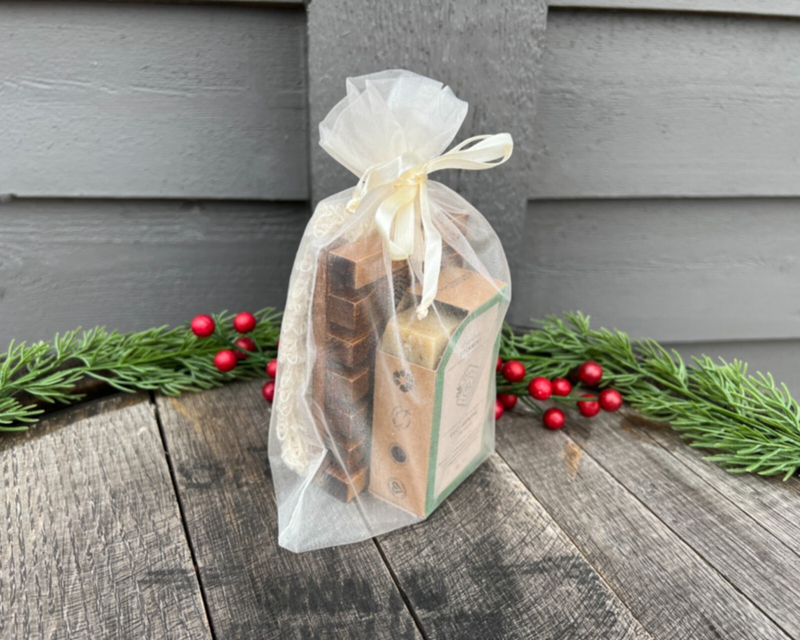 Natural Bar Soap Gift Set Bathroom Soap Holder Soap Tray Party Favor Host Gift