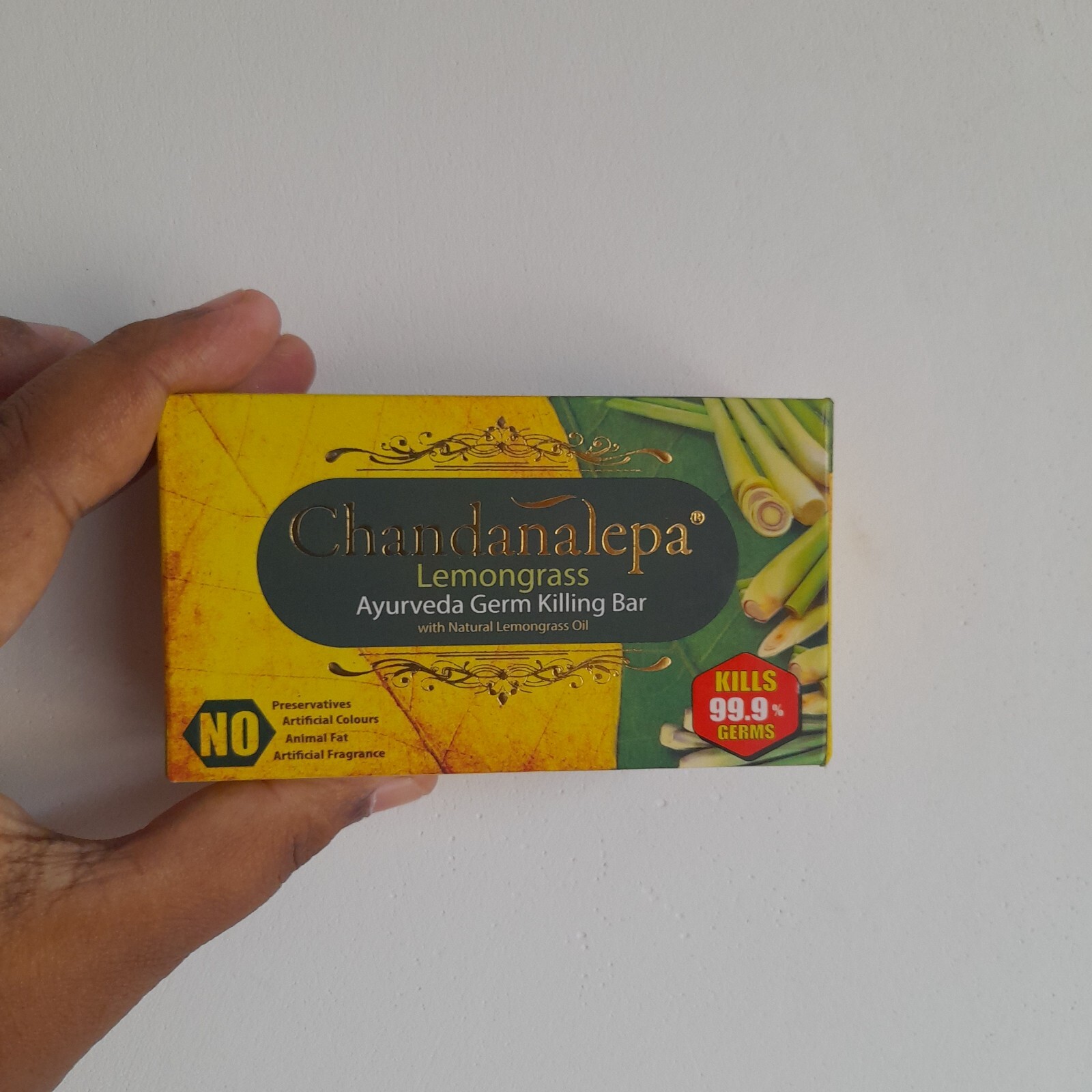 Chandanalepa Lemongrass Ayurveda Soap Ceylon Herbal Natural Herbal Healthy