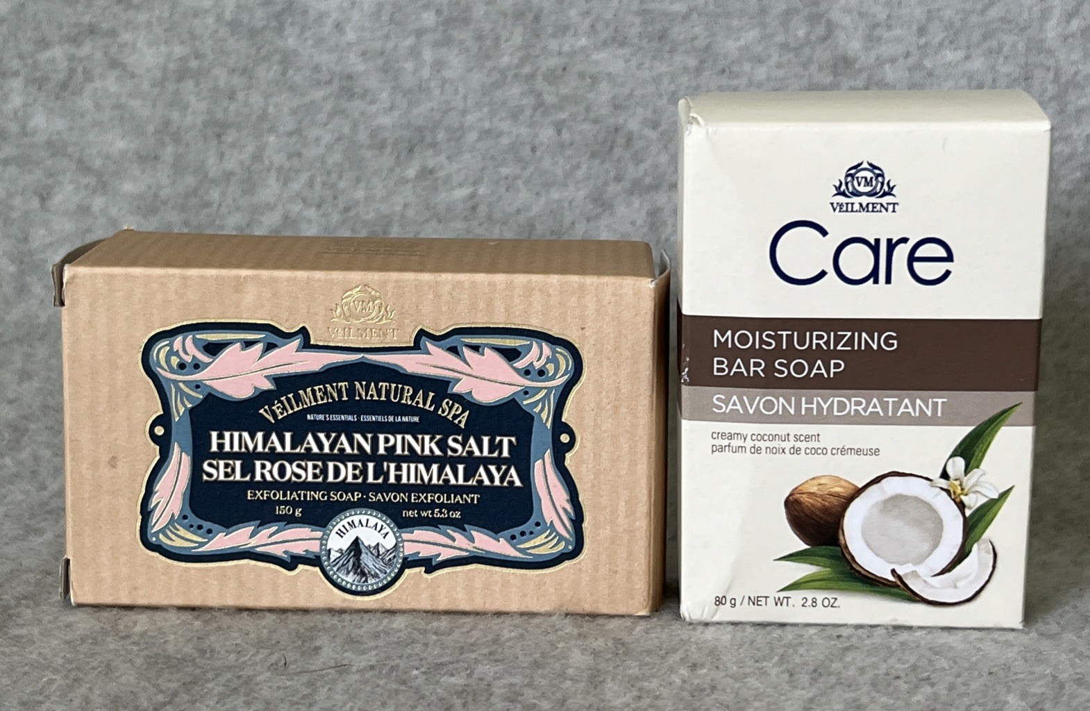 Veilment Natural Spa Himalayan Pink Salt Exfoliating Soap