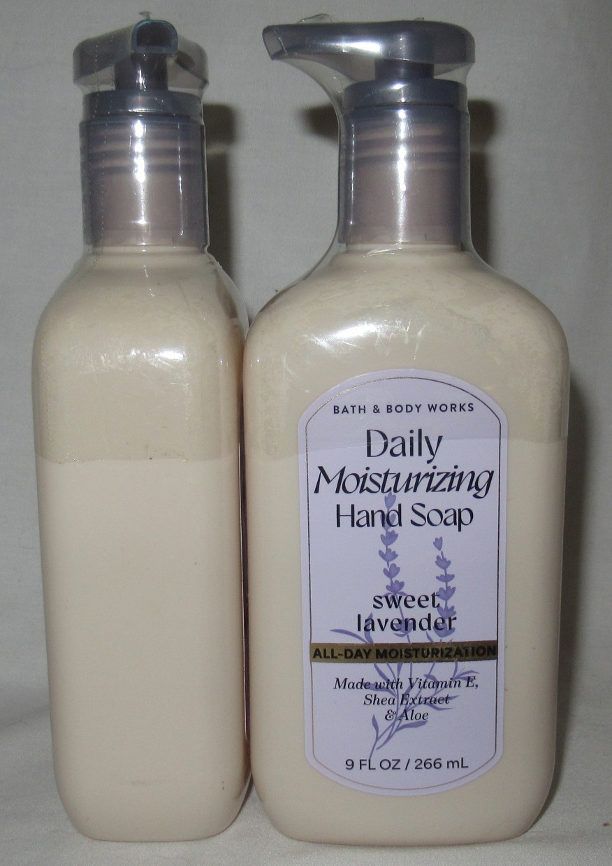 Bath & Body Works Daily Moisturizing Hand Soap Lot Set of 2 SWEET LAVENDER
