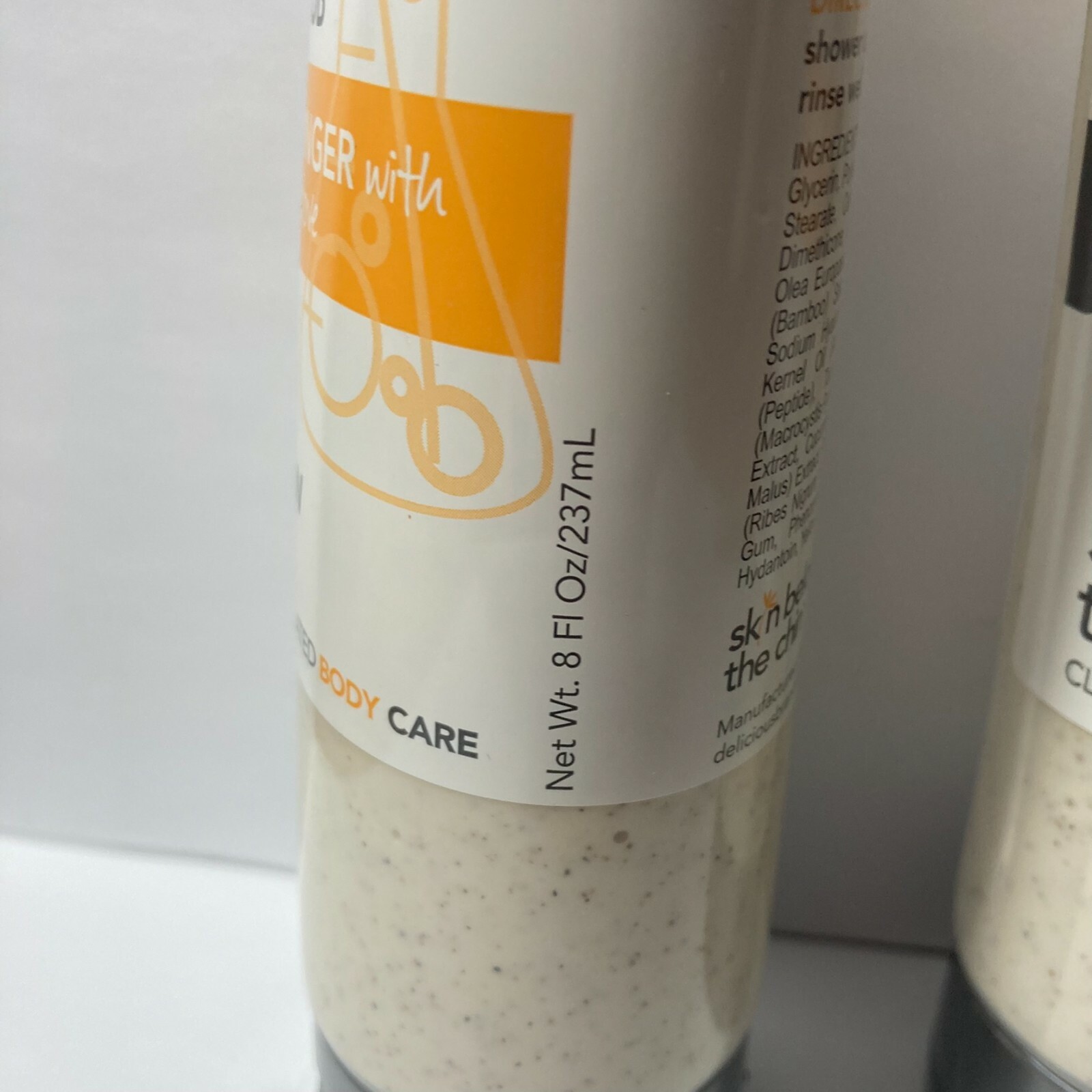 2 Skin Below The Chin Exfoliating Body Scrub Apricot Ginger DISCONTINUED