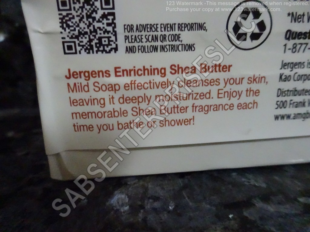 28 Jergens Enriching SHEA BUTTER Bar Soap 3 oz. Moisturizing Bars 14 packs of 2