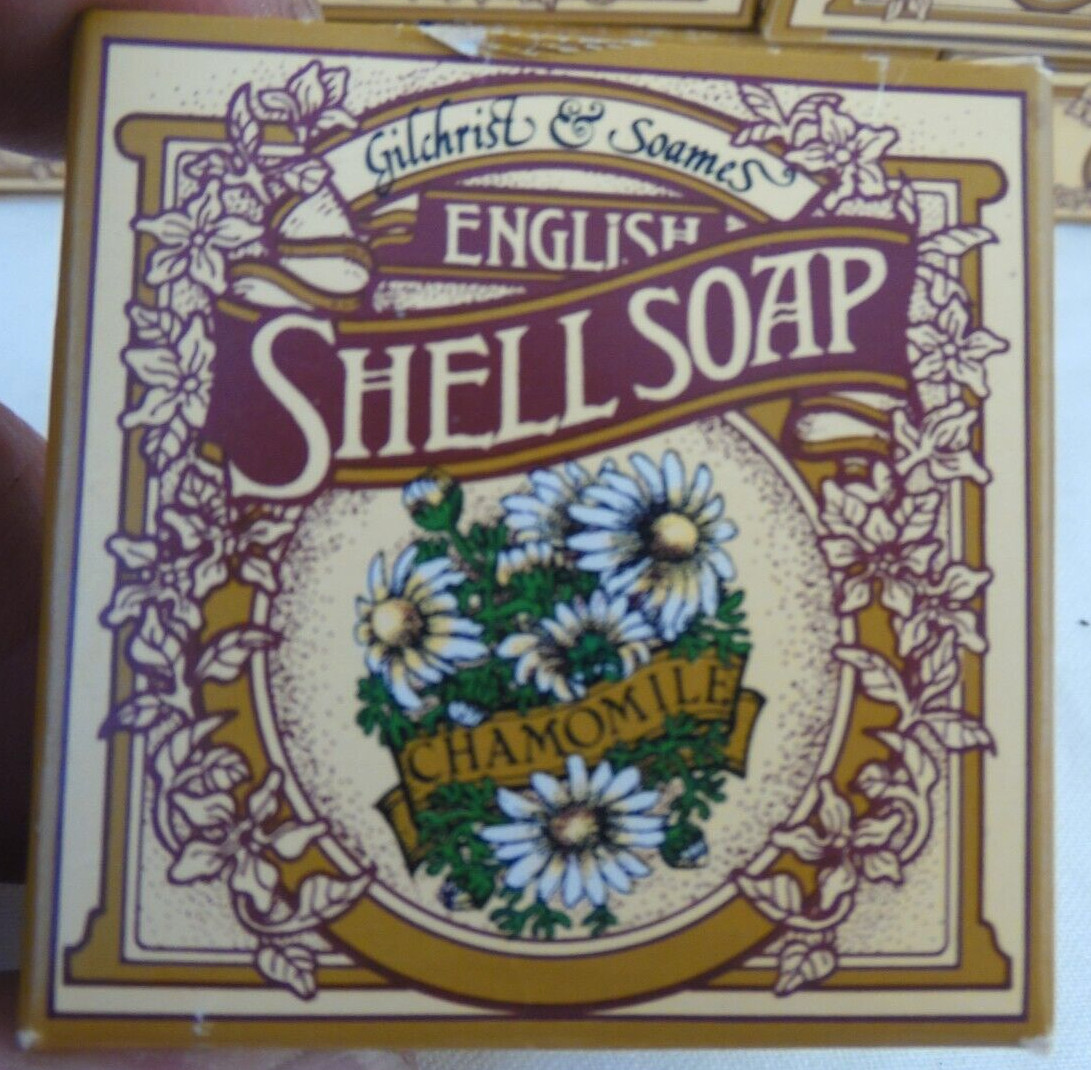 “Gilchrist & Soames” “Chamomile” “English Shell Soap” “French Milled” 10 boxes