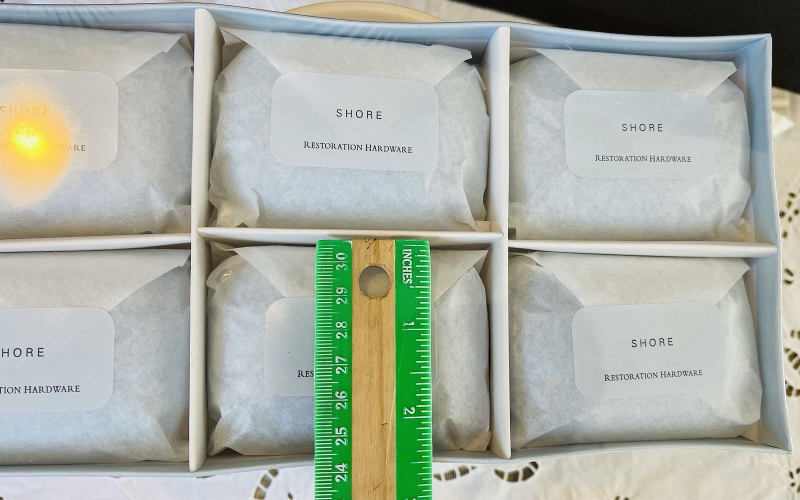 Discontinued Soap Set Restoration Hardware Shore Set Bars 6x 5.3 Oz NOS