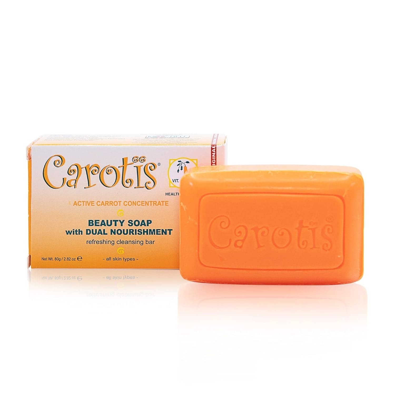 CAROTÏS Beauty Soap 80gr – Formulated to Clean and Refresh Skin with Carrot O…