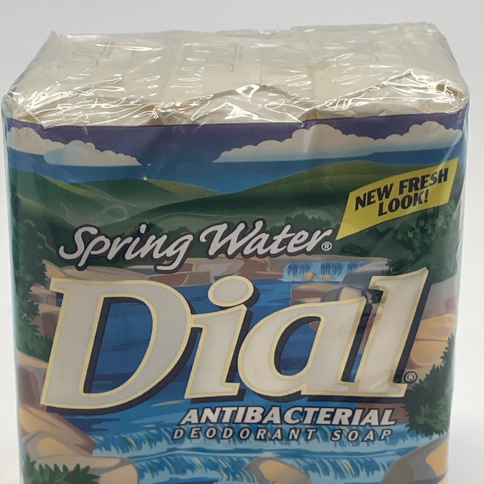 Vtg 3 Bars Dial Spring Water Original Antibacterial Bar Soap Sealed 2002