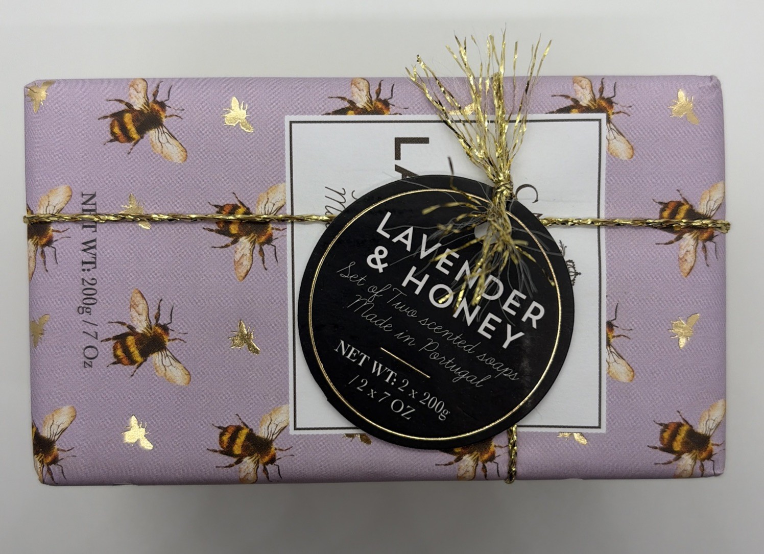 Castelbel Wild Lavender & Honey Scented Soap 2-Piece Set 200g / 7oz Each