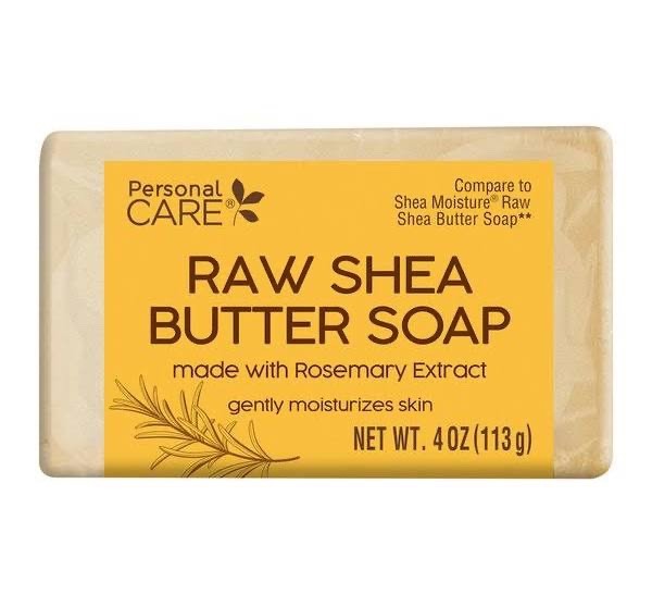 Raw Shea Butter Bar Soap with Rosemary Extract, 1 Bar