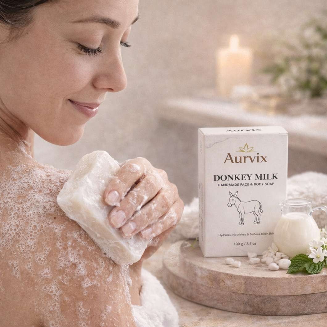 Donkey Milk Soap Handmade Face & Body Moisturizing Bar 3x100g Natural Skin Care