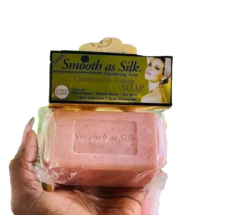 2 soap, Original Smooth As Silk complexion toning soap 200 g x 2 👌