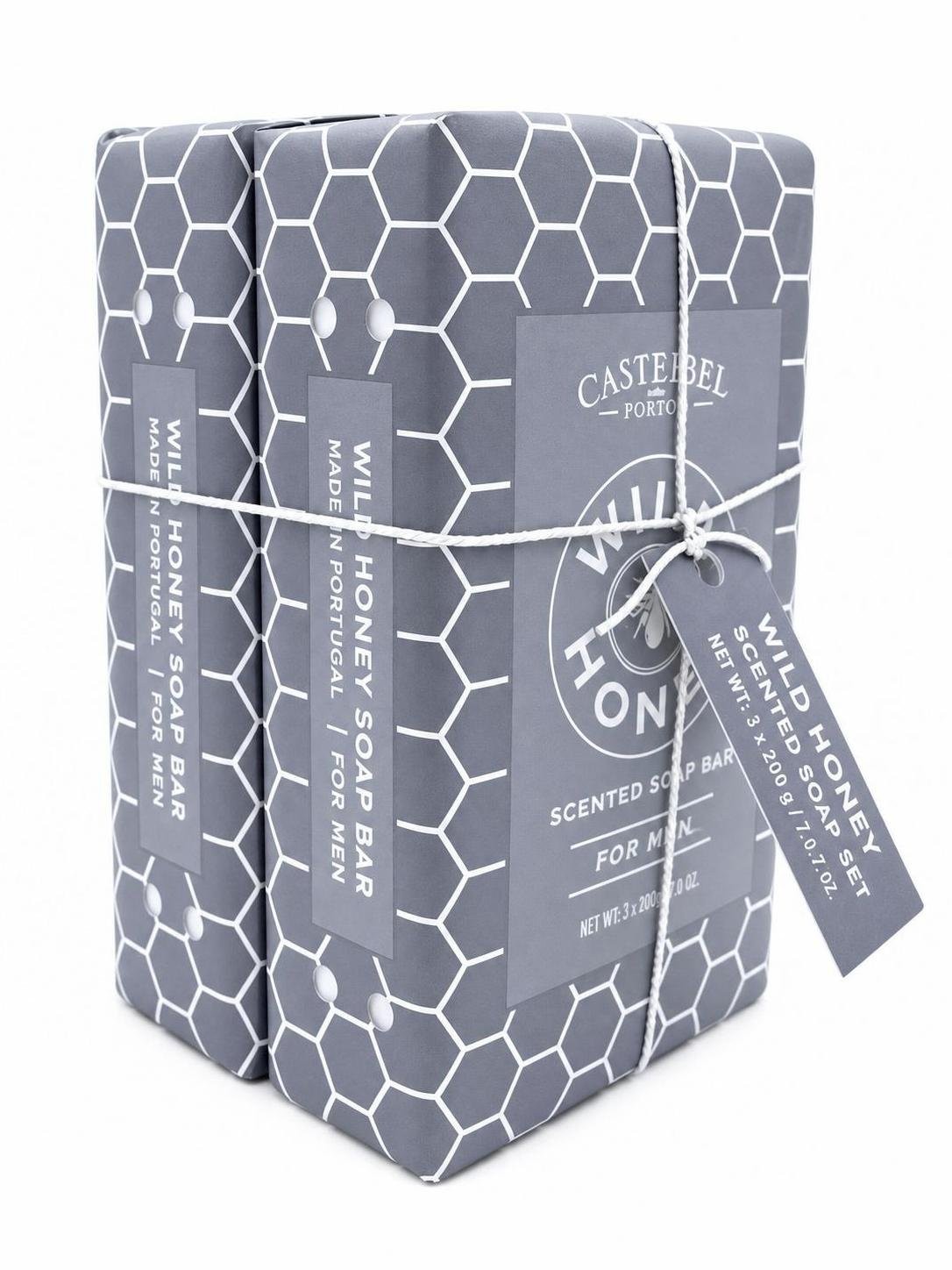 2 Castelbel – Goat’s Milk – Wild Honey Scented Bath Soap For Men (2 x 7 oz.)