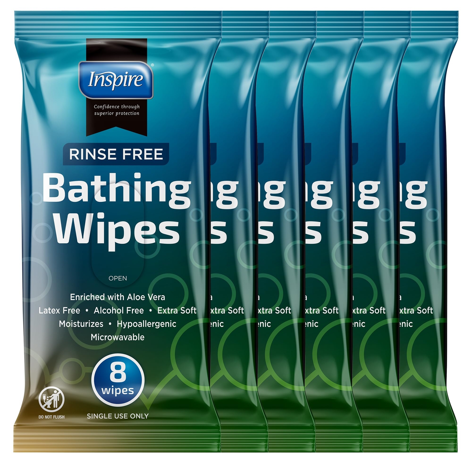 Rinse Free Body Wash Wipes | Bathing Wipes Shower Wipes | Extra Large Adult W…