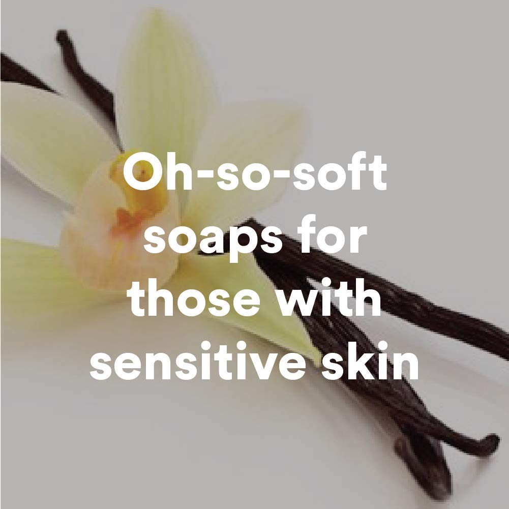 French Vanilla Glycerine Bar Soap for Hands, and Body, 3 Bars at 3.5 Ounces Each