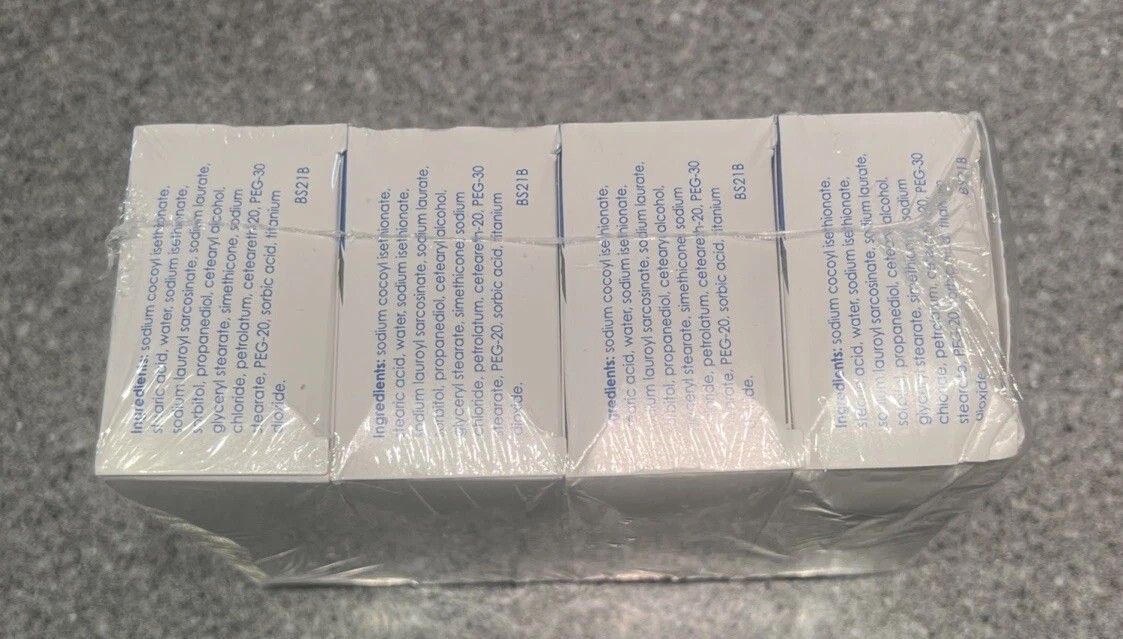 Vanicream Cleansing Soap Bar LOT Fragrance Free 4 Bars New Sealed