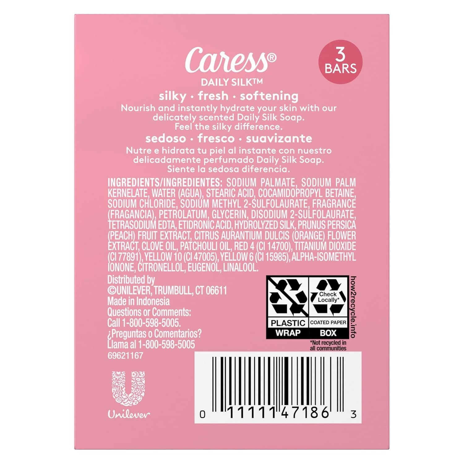 Caress Beauty Bar Soap For Noticeably Silky Soft Skin Daily Silk Extract and Flo