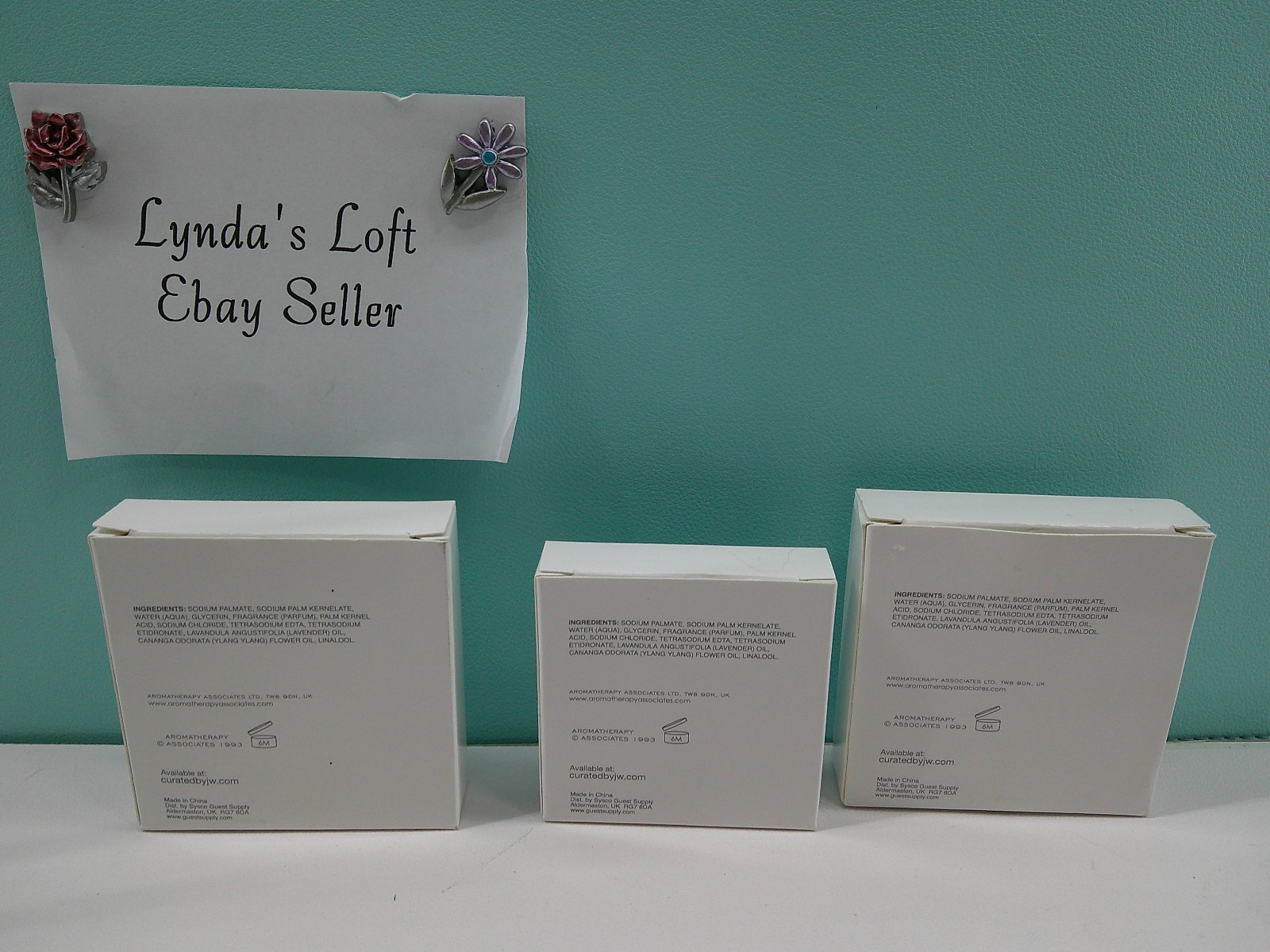 3 Aromatherapy Associates Bar Soap 1.05 oz and 2 of the 1.75 oz Travel Bars NEW