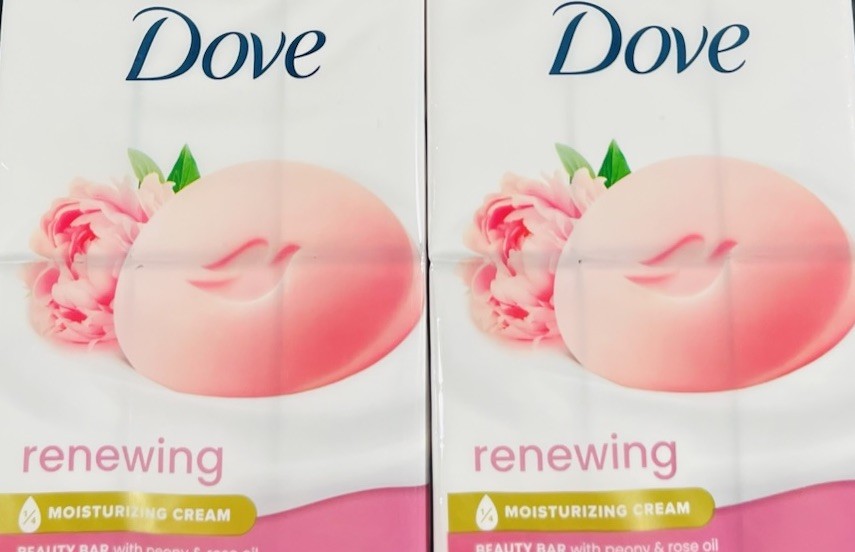 Dove Pink Beauty Cream Bar Soap, 100 Gram-12 BARS