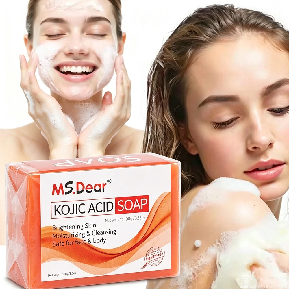 Gentle Cleansing Kojic Acid Soap Remove Dirt Anti Pigmentation Brightening Soap