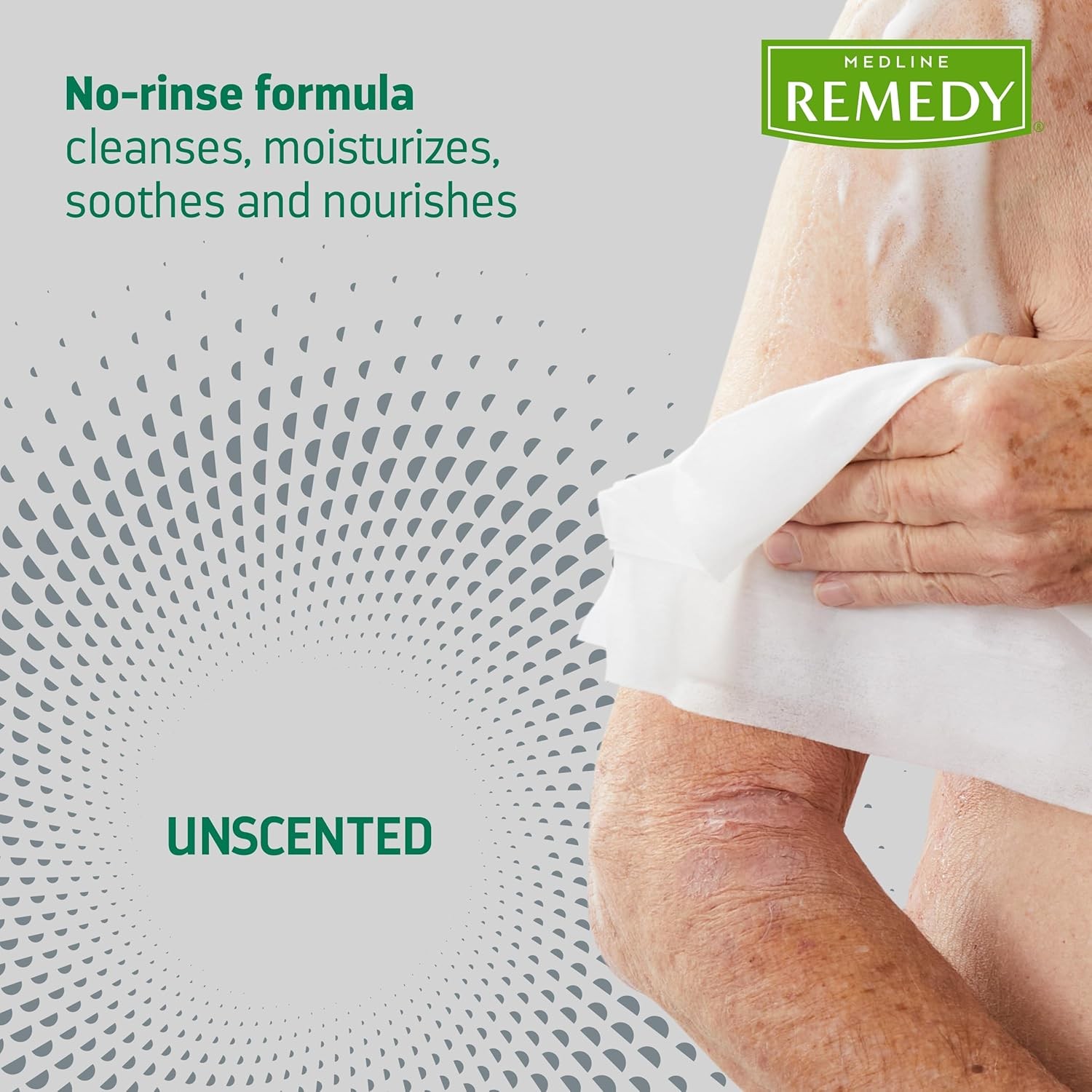 Remedy Specialized No-Rinse Foam Cleanser (4 oz), Unscented, Body Wash,