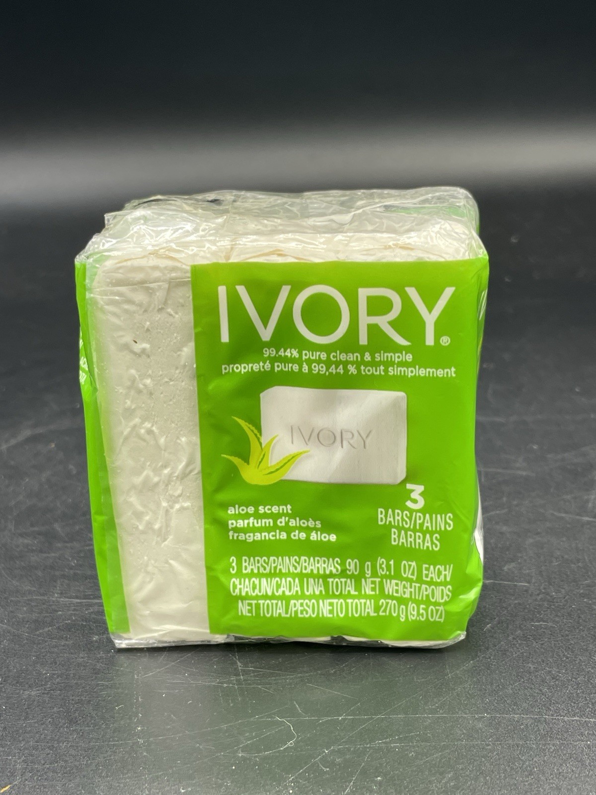 New In package Ivory Bar Soap Simple Soft Smooth Skin Aloe Vera – 3 – 3oz Bars