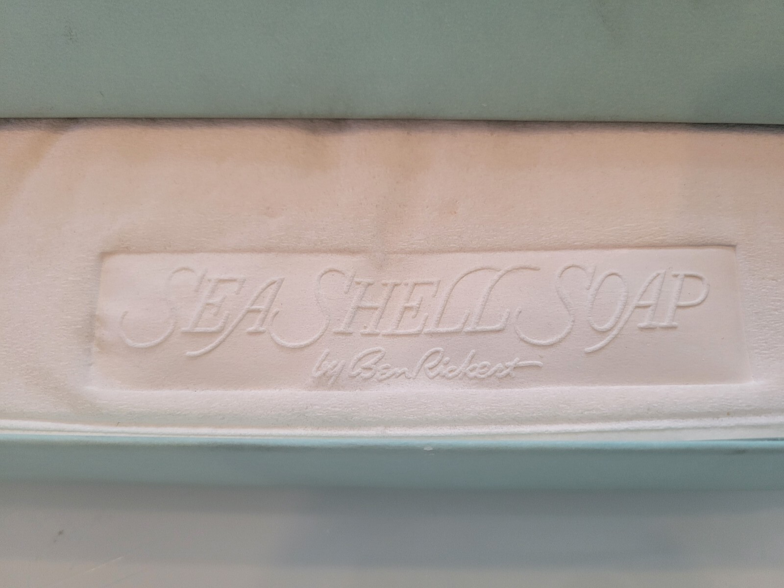 NOS Vintage Ben Rickert Sea Shell Soap Seashell 3 bars In Box