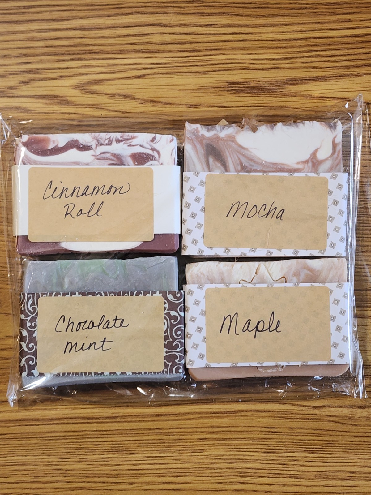 4 Pack Natural Soap Made with Coconut Oil and Olive Oil 100% Pure Natural