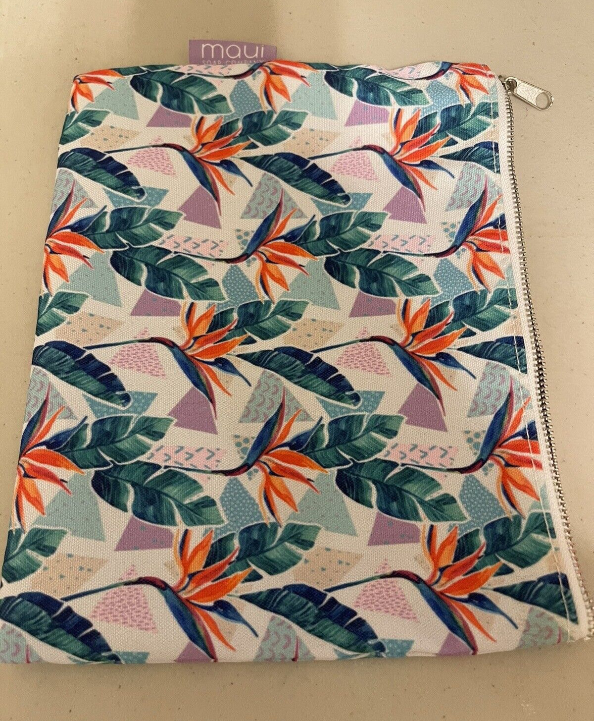 Maui Soap & Birds of Paradise Travel Pouch New