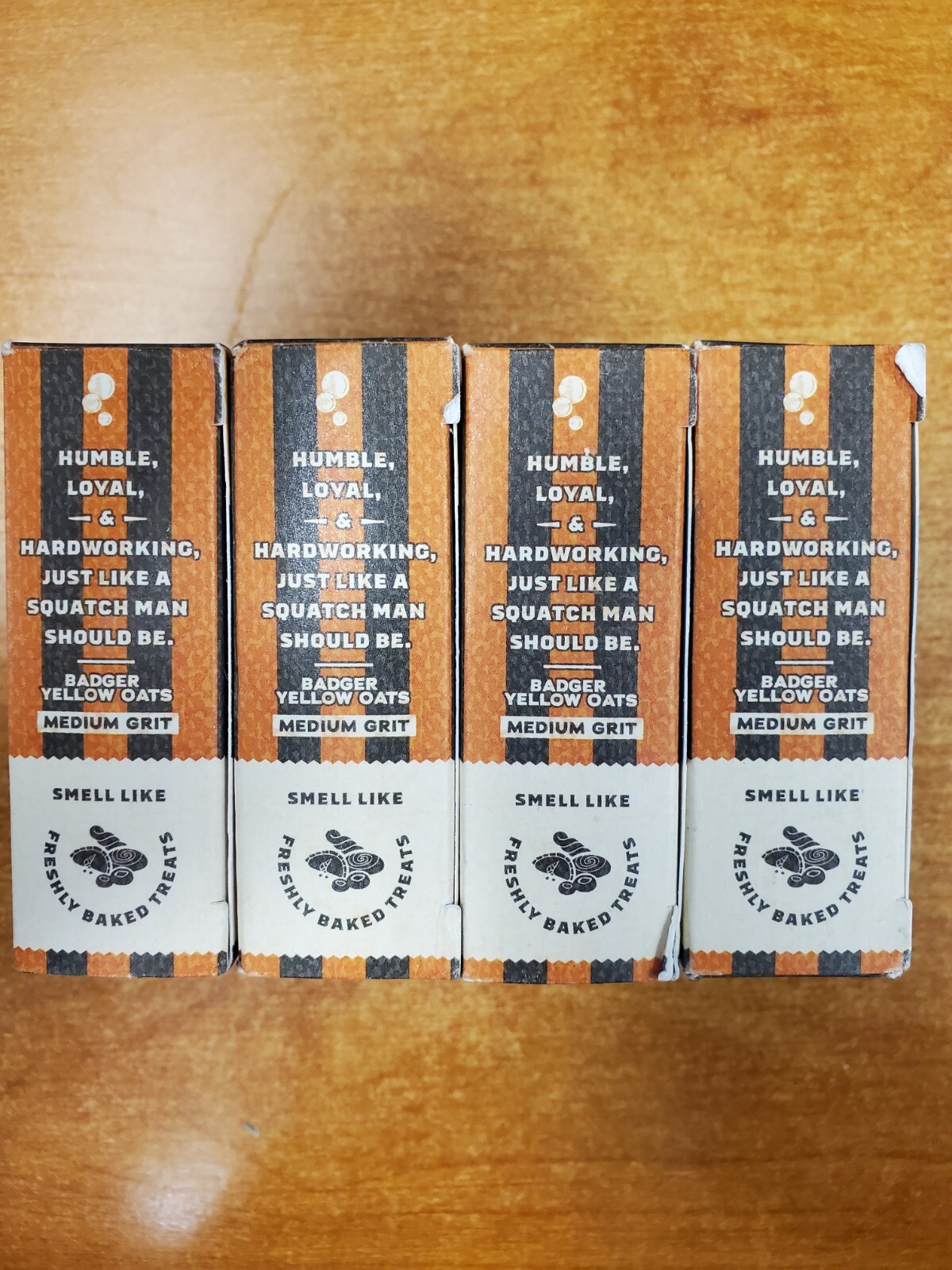 4 Bars: Dr. Squatch Bar Soap Harry Potter *HUFFLEPUFF* Med. Grit (2904)