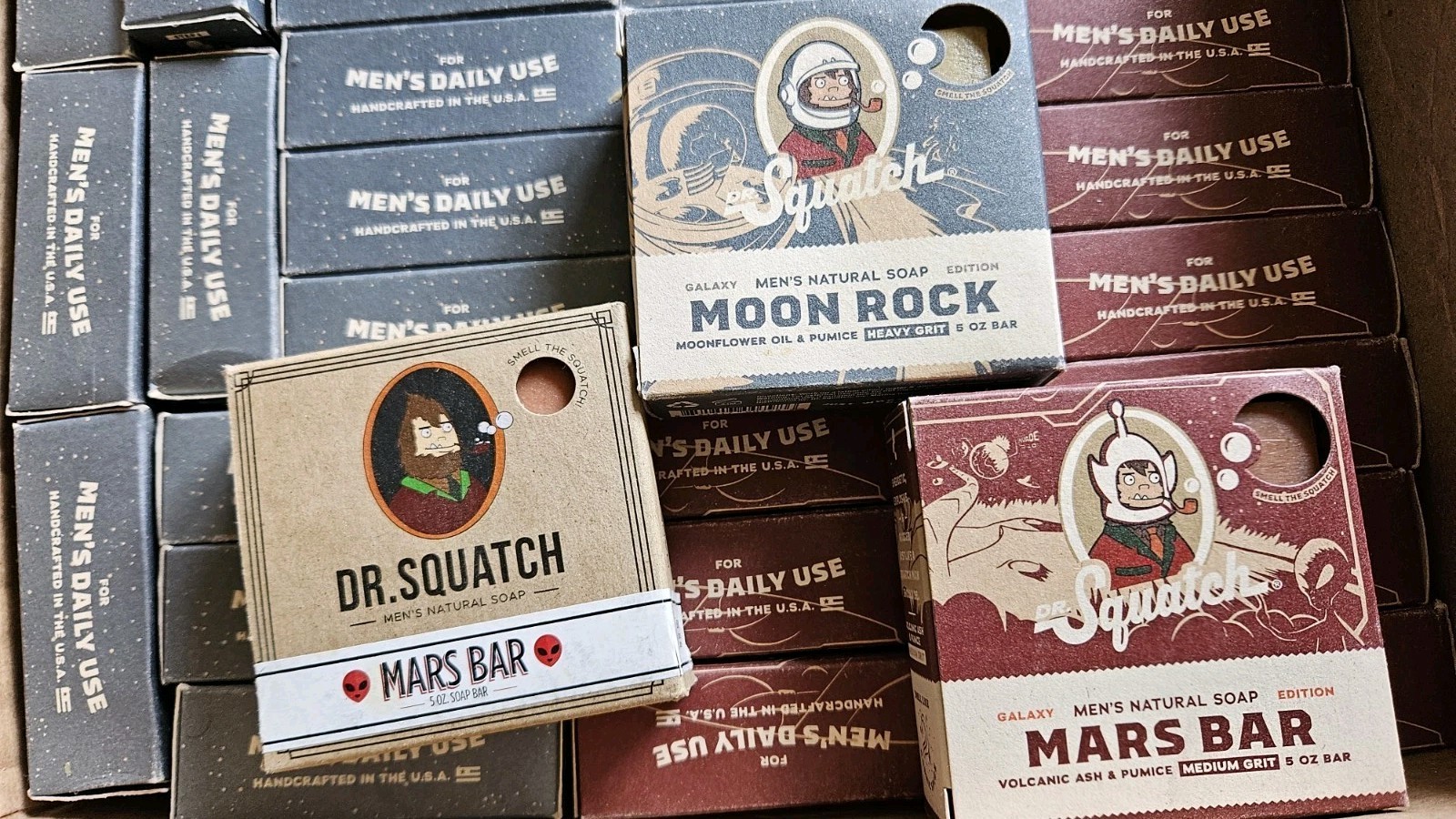 Dr. Squatch Natural Bar Soap 5 oz New Sealed Choose Your Scent Men’s Soap