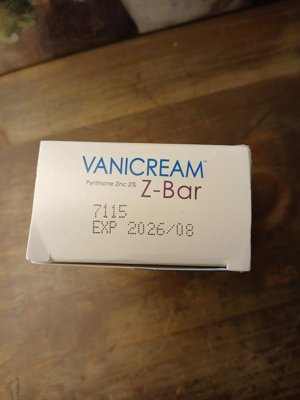 Vanicream Z Bar Pyrithione Zinc 2% 3.5 Oz NIB EXP 08/2026 Cleansing Bar Soap HTF