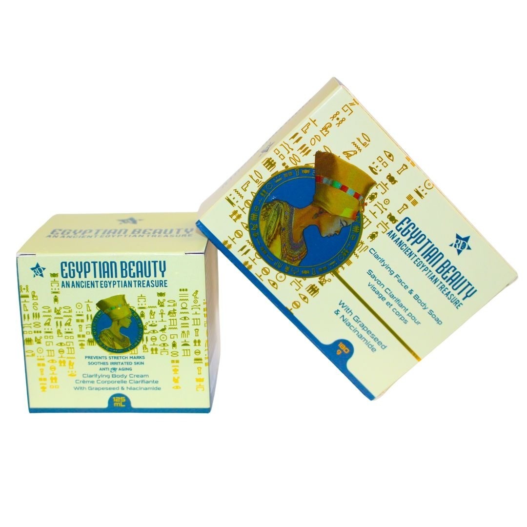 Egyptian Beauty Clarifying Face & Body Soap and Cream With Grapeseed &…