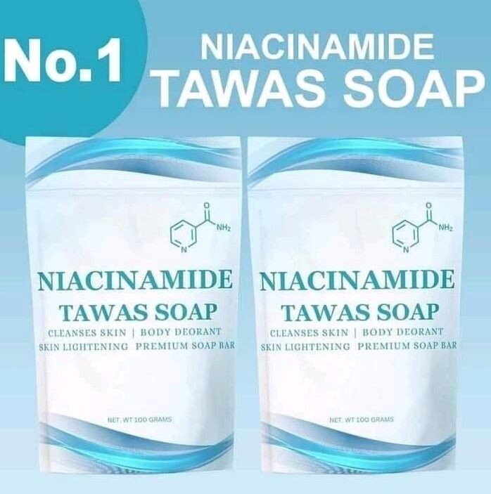 2 bars Niacinamide Tawas Soap