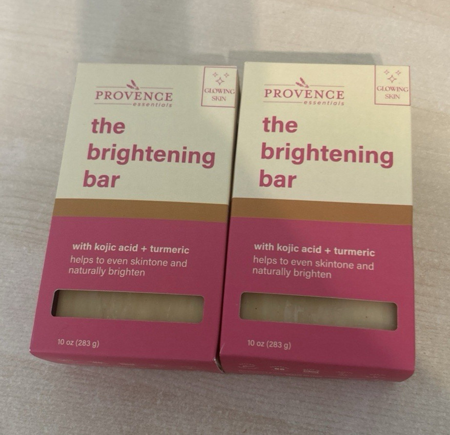 2 Of Provence Essentials ~ The Brightening Bar with Kojic Acid & Turmeric 10os