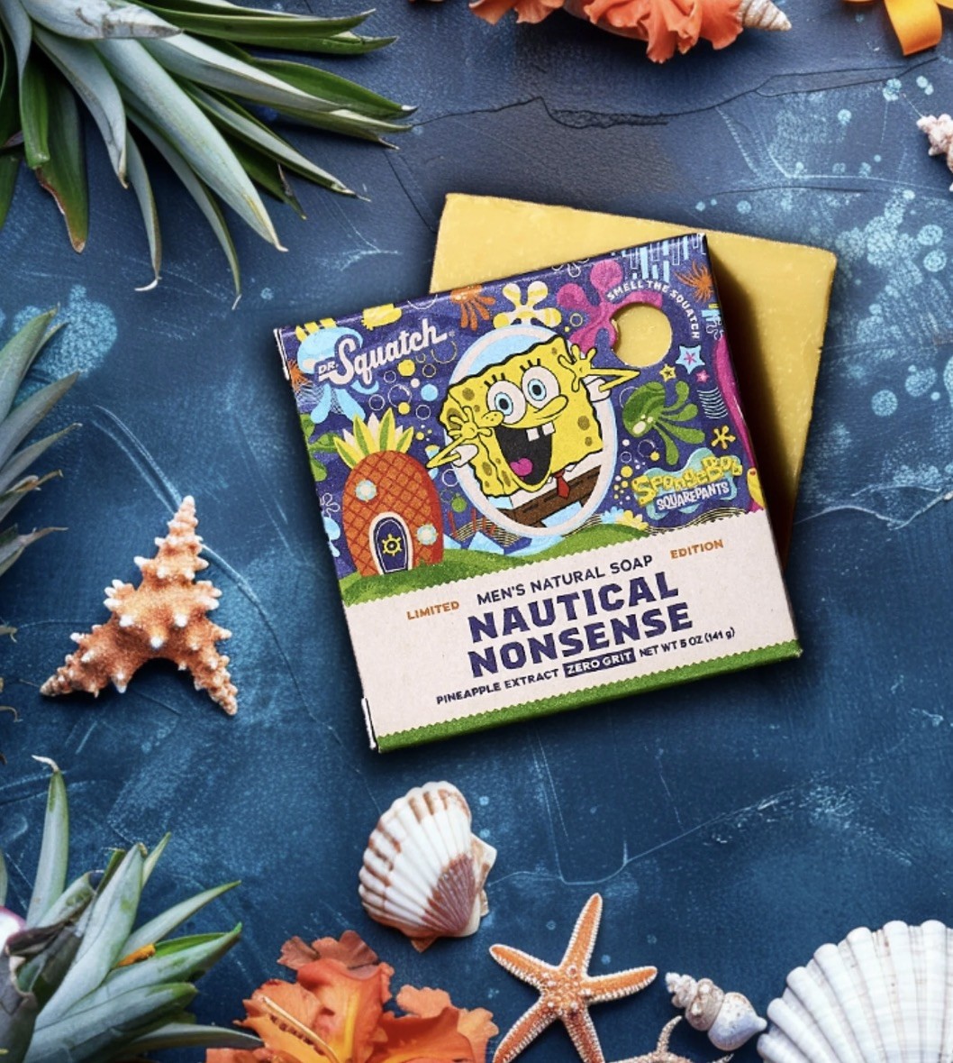 4-pack SpongeBob & Patrick’s Underwater Adventure Soap Duo free shipping