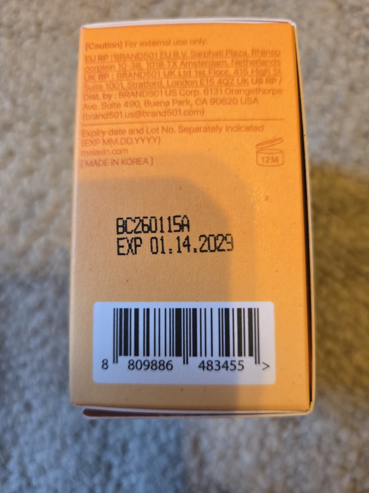 Dr.Melaxin Turmeric Serum Soap 110g Gentle Cleansing Kojic Acid Citrus Scent