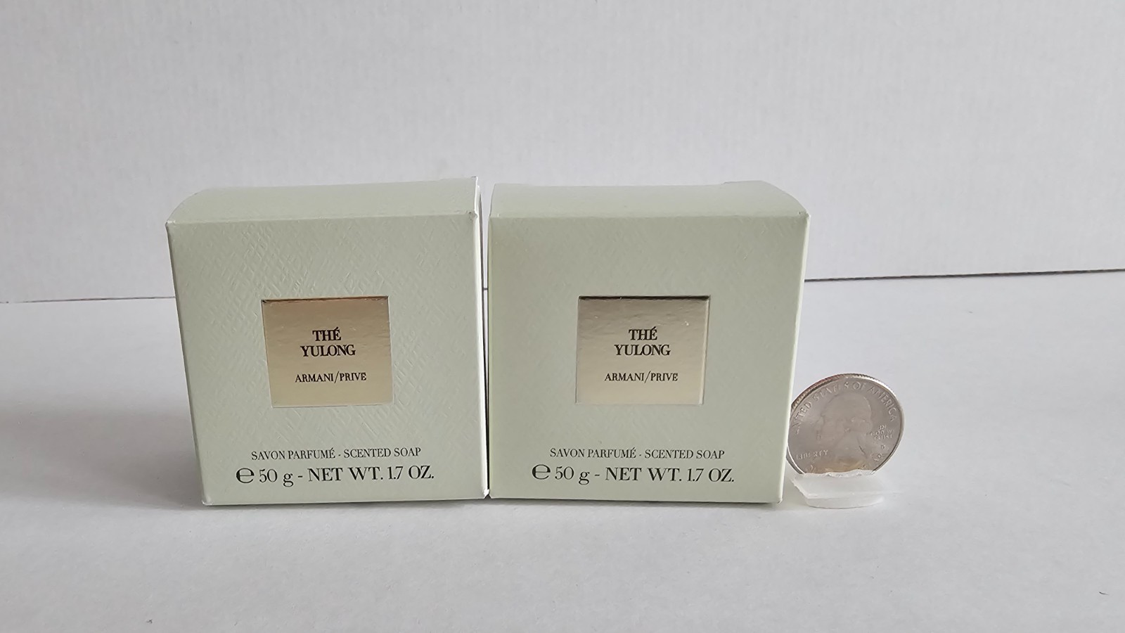 Armani Privé THÉ YULONG Scented Luxury Mini Soap – TWO PIECES 1.7Oz/50g/each