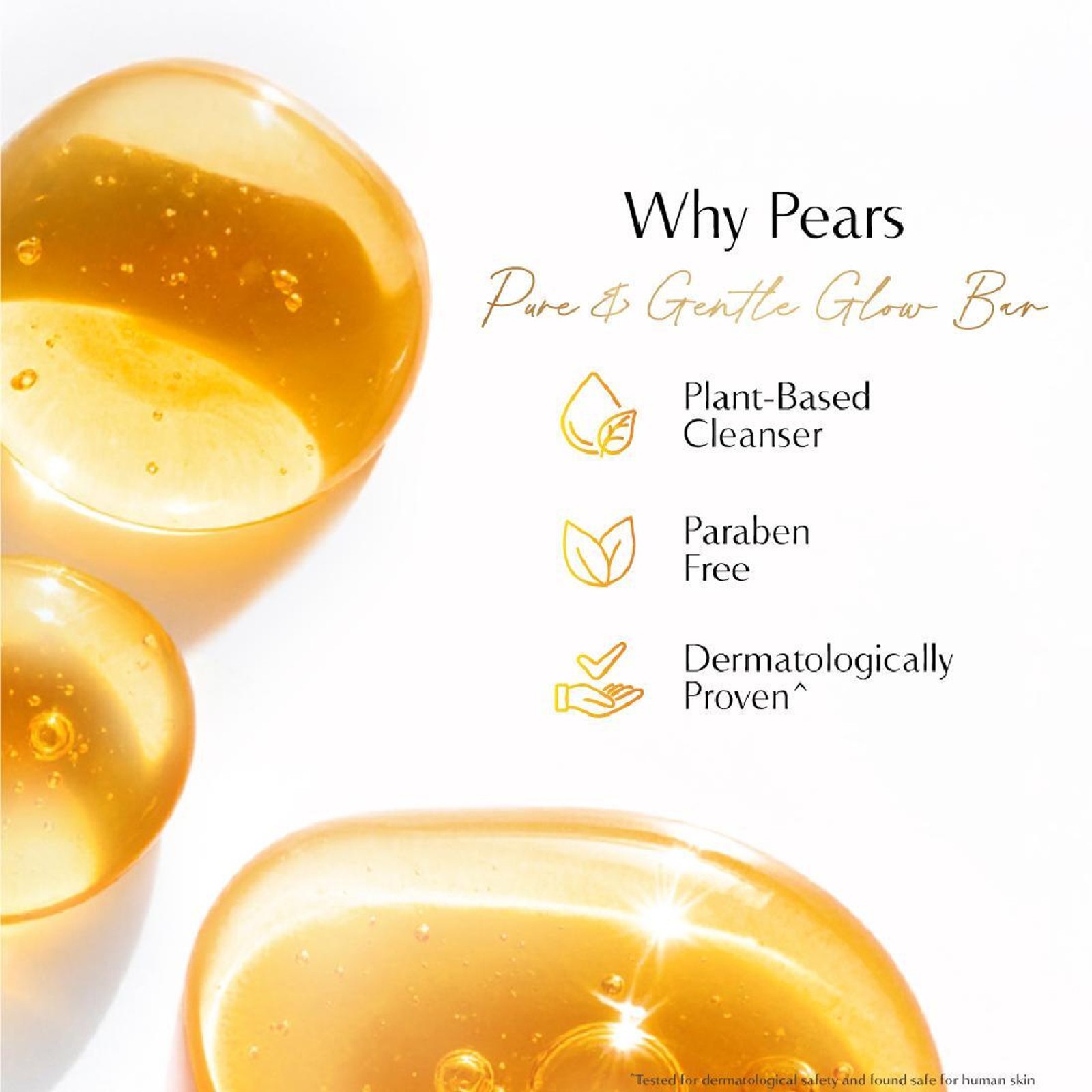 Bathing Soap Bar Pure Glycerin Glow Pears Original 125g 4.4 oz Pack of 8