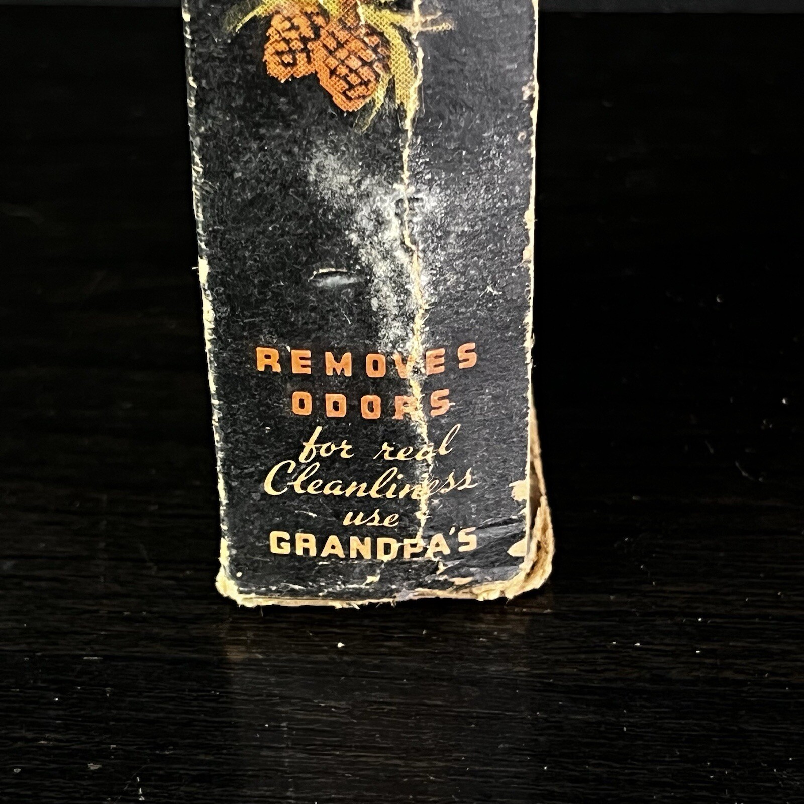 Antique Grandpa’s Wonder Pine Tar Toilet Soap New Cincinnati Ohio General Store