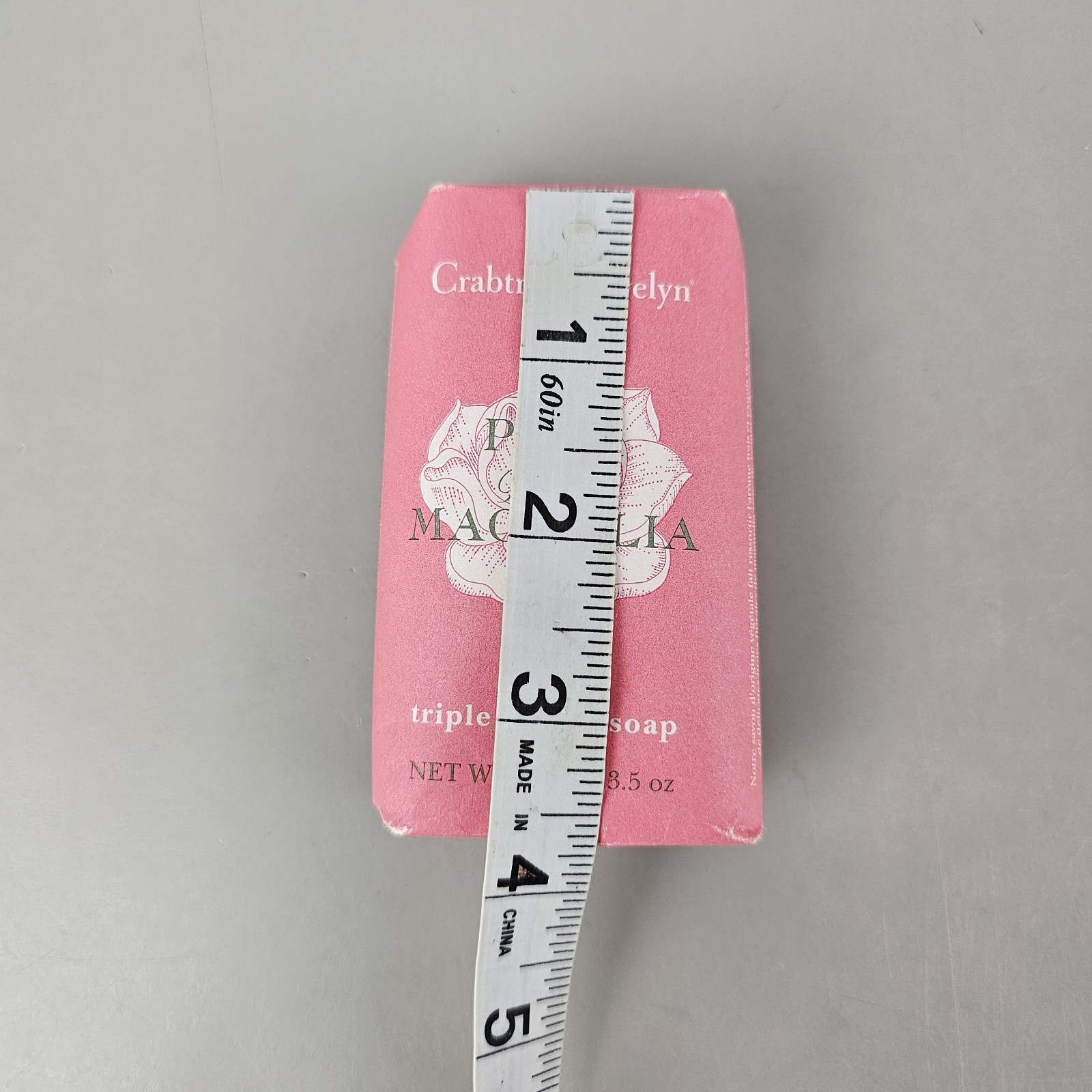 Crabtree & Evelyn PEAR & PINK MAGNOLIA Soap Bar 3.5oz New Old Stock
