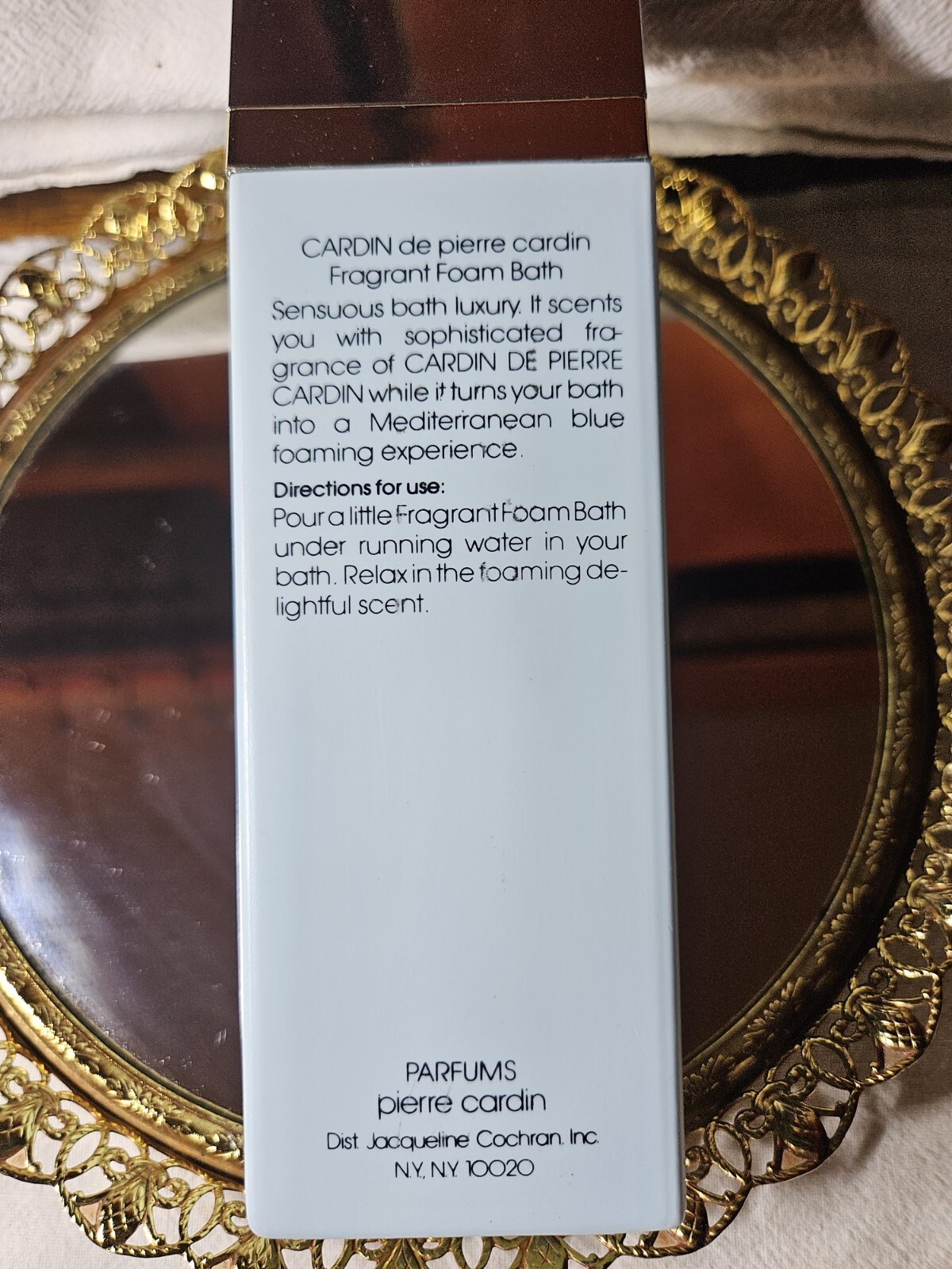 Cardin de Pierre Cardin Fragrant Foam Bath Vintage NIB 6.6 FL OZ/ 195 ml