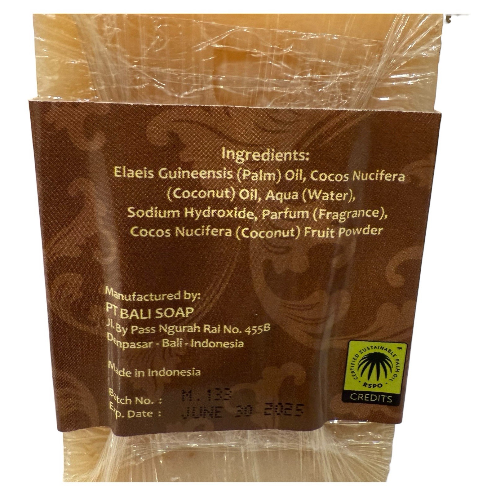 Bali Soap Bar Gift Set, 6 Pc Variety Pack, 3.5 Oz Each