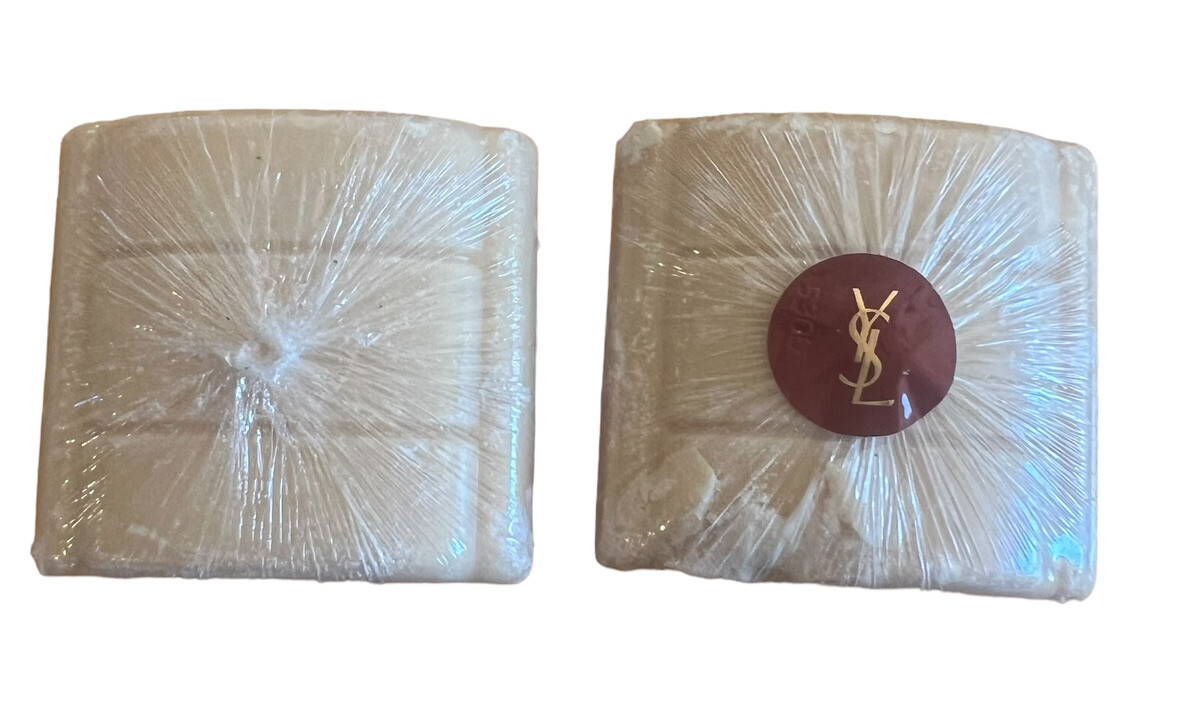 Yves Saint Laurent Opium Perfumed Bath Soap Savon Travel Size 1.6oz Each Lot 2