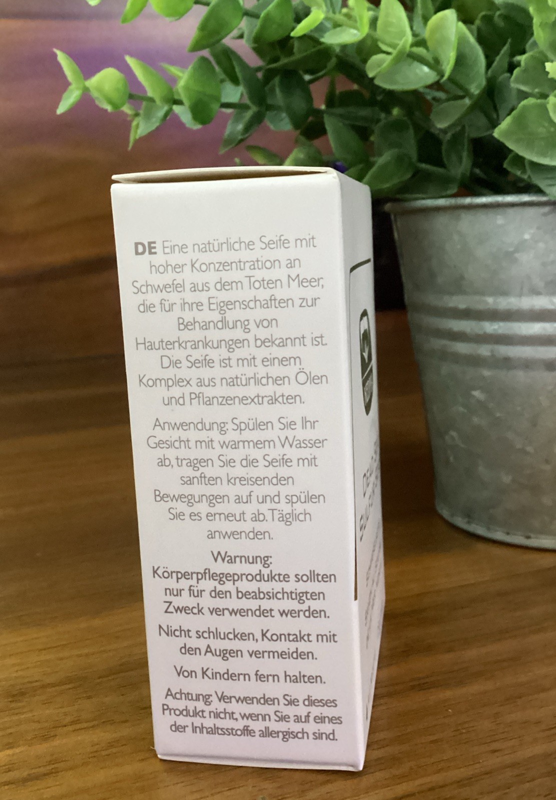 Kedma Dead Sea Sulfur Soap – 4.4 oz / 125 g- Brand New