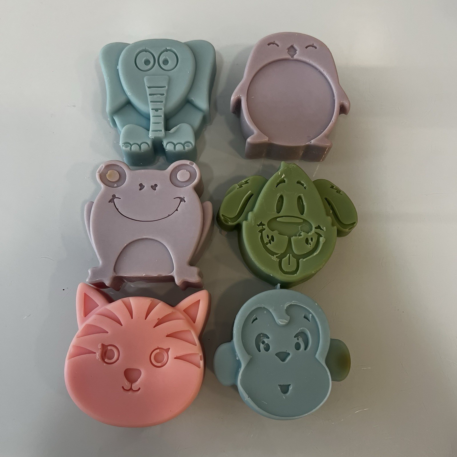 ZAAINA Kids Soap Bar (Set of 6) Animal Shaped Soaps
