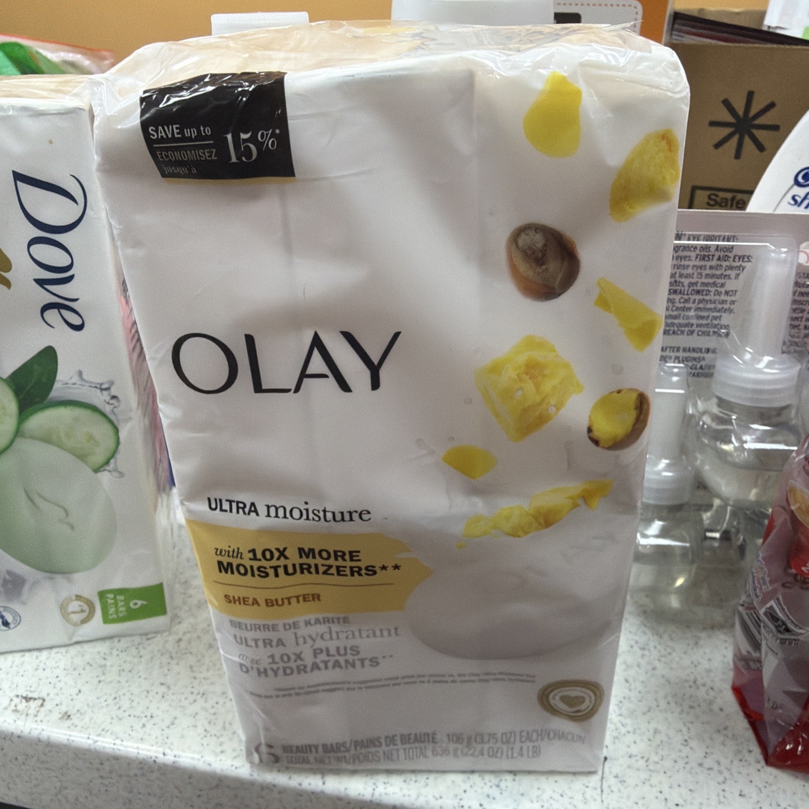 OLAY ULTRA Moisture With Shea Butter Pack Of 6 Beauty Bars Soap 636 Grams